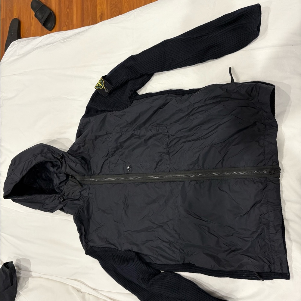 Black Hooded Men's Jacket